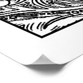 Volwassenkleurend Poster - William Morris Floral (Hoek)