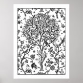 Volwassenkleurend Poster William Morris Tree of Li (Voorkant)
