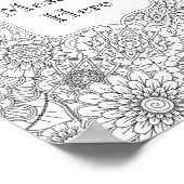 Volwassenkleurig, aangepast Poster (klein, 8,5 x 1 (Hoek)