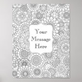 Volwassenkleurig, aangepast Poster (klein, 8,5 x 1 (Voorkant)