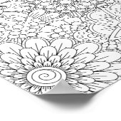 Volwassenkleurig, aangepast Poster voor hart (groo (Hoek)