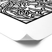 Volwassenkleurig Poster Art Nouveau Artichoke Dama (Hoek)