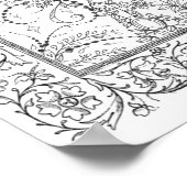 Volwassenkleurig Poster "Herfst van spinnen" (Hoek)