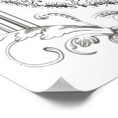 Volwassenkleurig Poster "I Love Dragonflies Art" (Hoek)