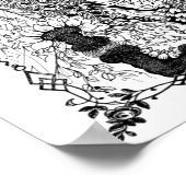 Volwassenkleurig Poster "Luchters van bloemen" (Hoek)