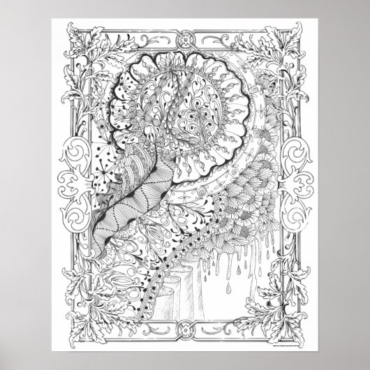 Volwassenkleurig Poster "Schijnland" (Voorkant)