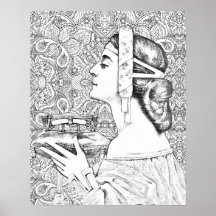 Volwassenkleurige Grayscale Mandala  vrouwen