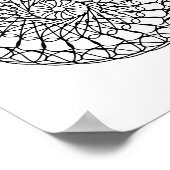 Volwassenkleurige pagina Mandala DIY Wall Art Post Poster (Hoek)