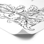 Volwassenkleurige Poster "Zonnebloemen en bijenkun (Hoek)