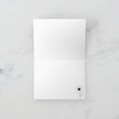 Volwassenkleurige vun-bloemen en pooldots Hartelij Bedankkaart (Binnen)