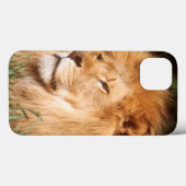 Volwassenmannetje Lion Case-Mate iPhone Case (Achterkant (horizontaal))