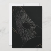 Volwassenpartij Gothische schedel Invitat Save The Date (Achterkant)