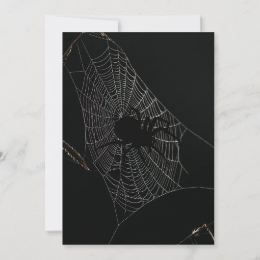 Volwassenpartij Gothische schedel Invitat Save The Date (Achterkant)