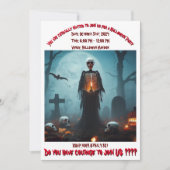 Volwassenpartij Halloween Kaart (Voorkant)