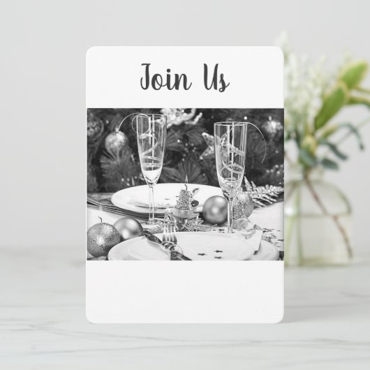 ***VOLWASSENPARTIJ** INVITATIE KAART (Staand voorkant)