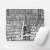 Volwassenschool in de kapel, op het aparte systeem muismat (Met muis)