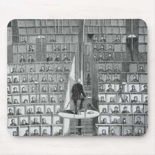 Volwassenschool in de kapel, op het aparte systeem muismat (Voorkant)