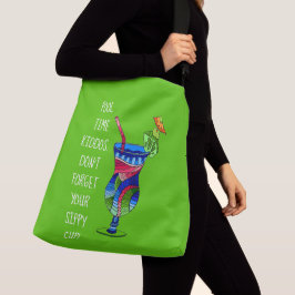 Volwassensportbekertje (groen) crossbody tas