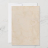 Volwassenstrand Birthday Party | Lange kaas Kaart (Achterkant)