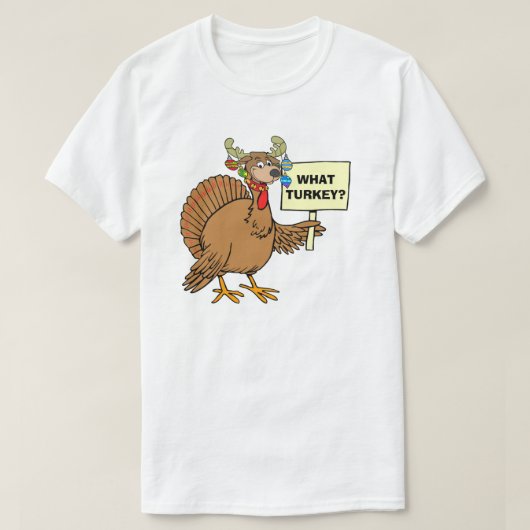 VolwassenThanksgiving Humor undercover Turkey Hidi T-shirt (Design voorkant)
