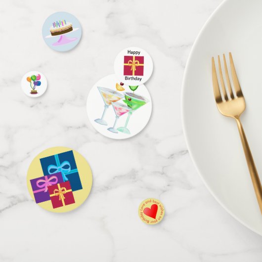 Volwassenverjaardagscocktail Confetti (Groep)