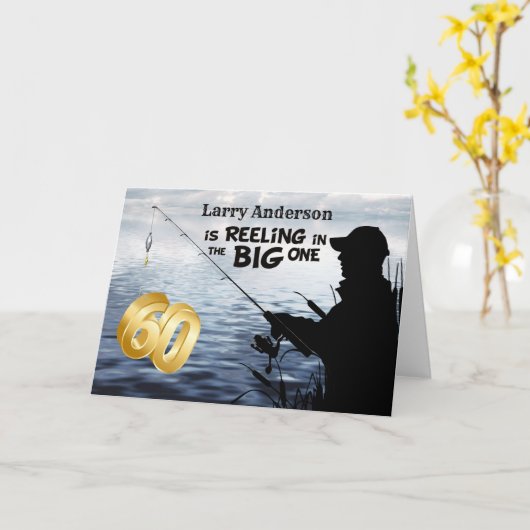 Volwassenvisserij Milestone 60 verjaardag de Grote Kaart (Gele Bloem)
