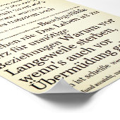 Vom Leben gelernt Motivations Poster (Hoek)
