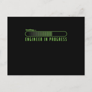 vom Student zum Ingenieur Ladebalken Briefkaart