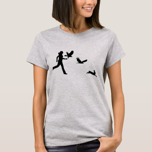 Voman Flying Harris Hawks T-shirt (Voorkant)