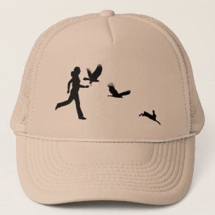 Voman Flying Harris Hawks Trucker Pet