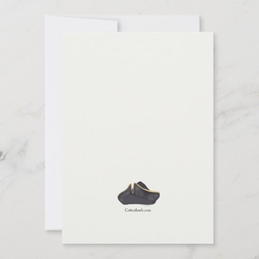 Voman Pirate Invitation Kaart (Achterkant)