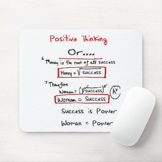 Voman Power Mousepad Muismat (Met muis)