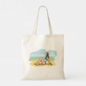Voman Sunbading Tote Bag (Achterkant)