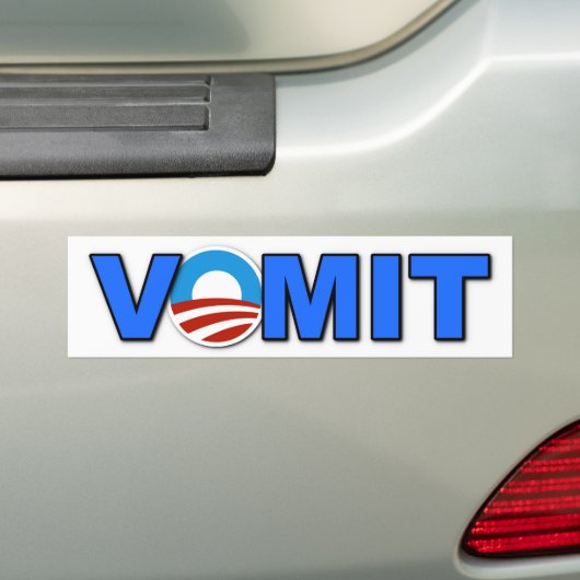 VOMIT BUMPERSTICKER (Op auto)
