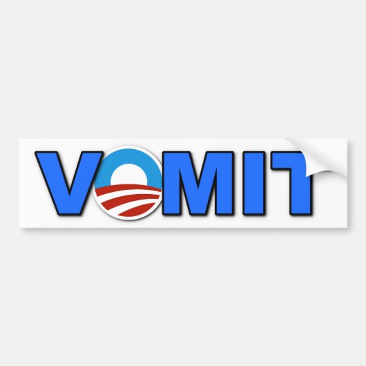 VOMIT BUMPERSTICKER (Voorkant)