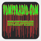 VomitRadio Stickers (Voorkant)