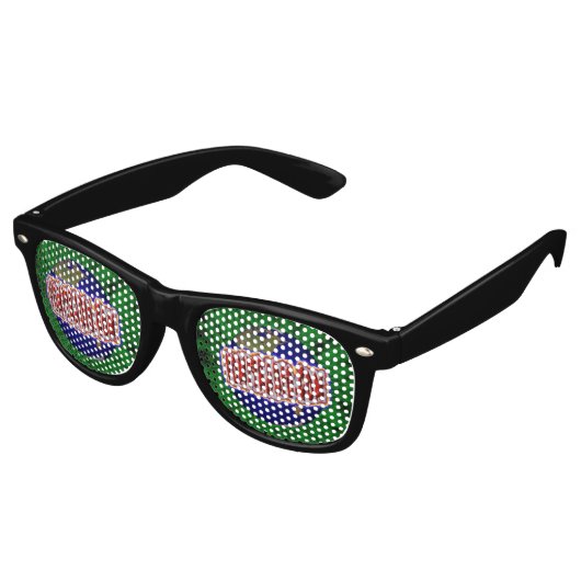 VomitRadio Sunglasses Retro Zonnebril (Gekanteld)