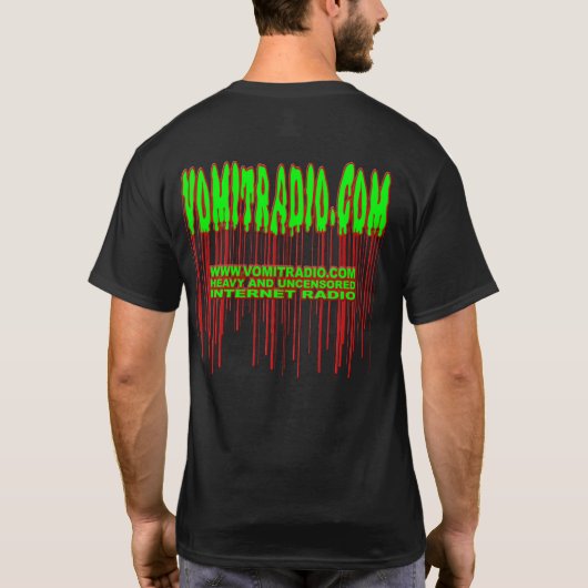 VomitRadio  T-shirt (Achterkant)