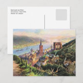 Von Astudin, Bacharach am Rhein Briefkaart (Voorkant / Achterkant)
