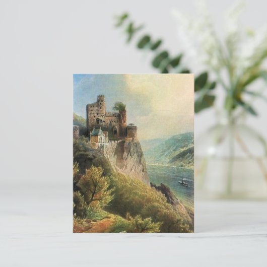 Von Astudin, Burg Rheinstein Briefkaart (Staand voorkant)