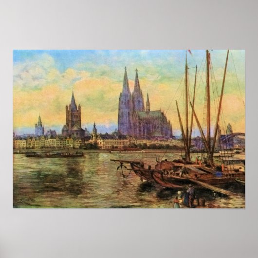 Von Astudin, Koeln am Rhein Poster (Voorkant)