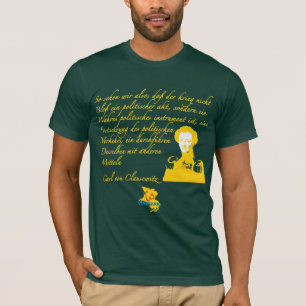 von Clausewitz over oorlog T-shirt
