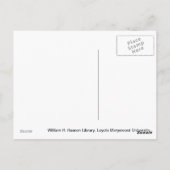 Von der Ahe Bibliotheek (ca. 1984) Briefkaart (Achterkant)