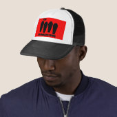 Von Frankensteins - Coffin Logo Trucker Hat Pet (In situ)