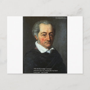 Von Goethe "Waarheid" Citat Gifts T-shirts & Kaart
