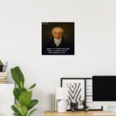 Von Goethe We Must Do Quote Poster (Thuiskantoor)