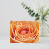 Von Herzen ein Dankeschön Briefkaart (Staand voorkant)