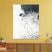 Von Karmann cloud vortices Canvas Afdruk (Insitu (Woonkamer))