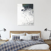 Von Karmann cloud vortices Canvas Afdruk (Insitu (Slaapkamer))