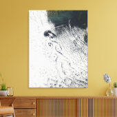 Von Karmann cloud vortices Canvas Afdruk (Insitu (Woonkamer))